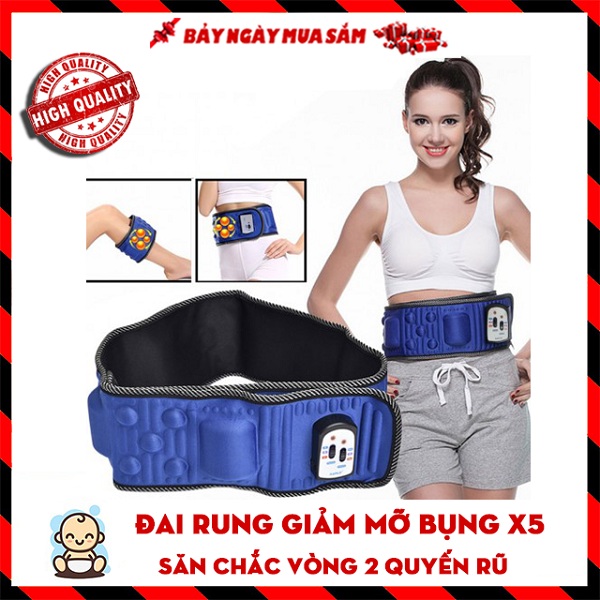 Đai rung giảm mỡ bụng x5